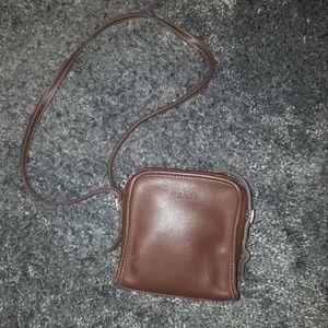 Coach Crossbody Bag/Small Tote Chocolate Brown